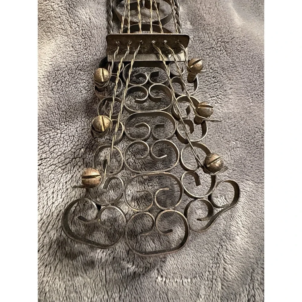 Vintage Mid-Century Wrought Iron Guitar Wall Art - 25
